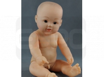 Detská figurína bábätko - batoľa dĺžka 45cm, farba telová