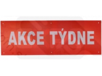 Banner AKCE TYDNE 68x23cmm