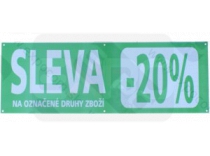 Banner 68x23cm, 'SLEVA -20%'