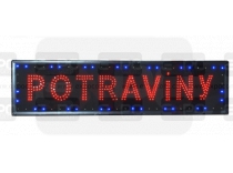 Informacni Display s LED diodami -  Potraviny